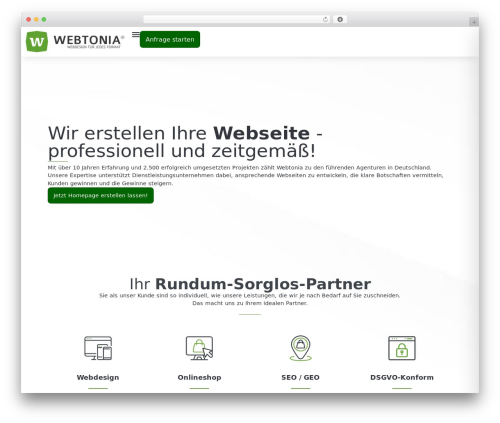 Hello Elementor free website theme - webtonia.de