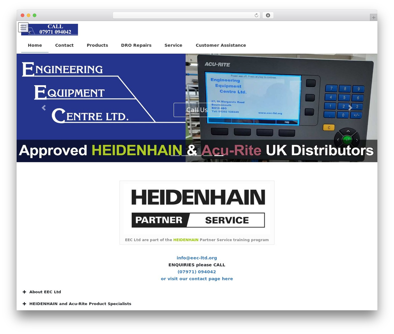 Lightning WordPress theme - eec-ltd.org