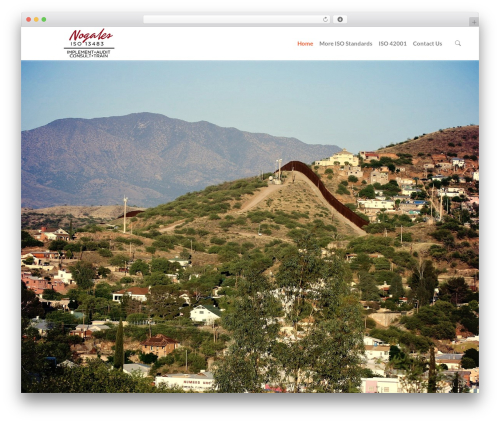 Rare WordPress theme - iso13485nogalesaz.com
