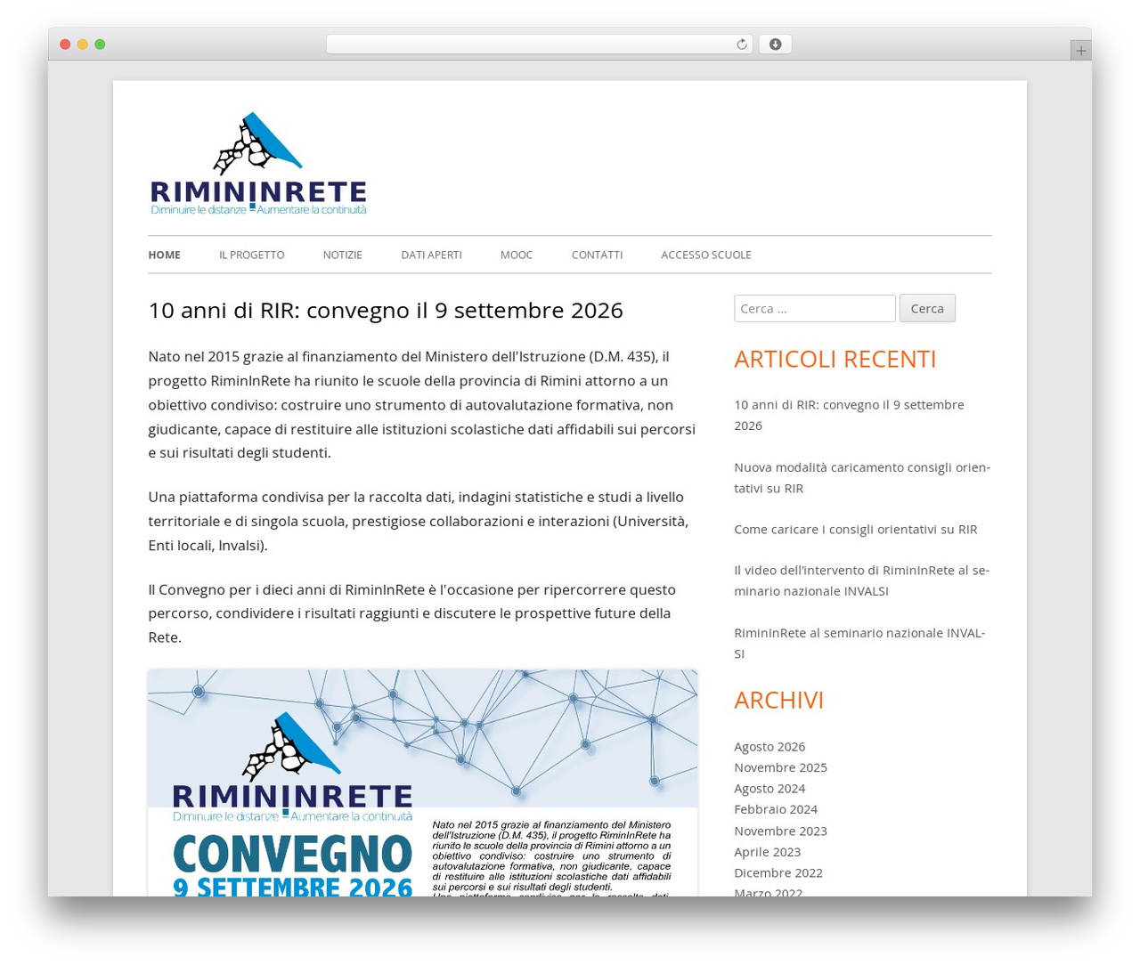 Tiny Framework WordPress theme - rimininrete.net Tiny Framework WordPress theme - rimininrete.net