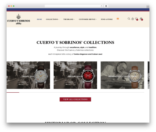 Vango WordPress theme - www.cuervoysobrinos.com