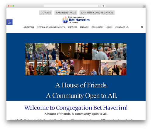Urjbuilder newsletter WordPress plugin - bethaverim.org