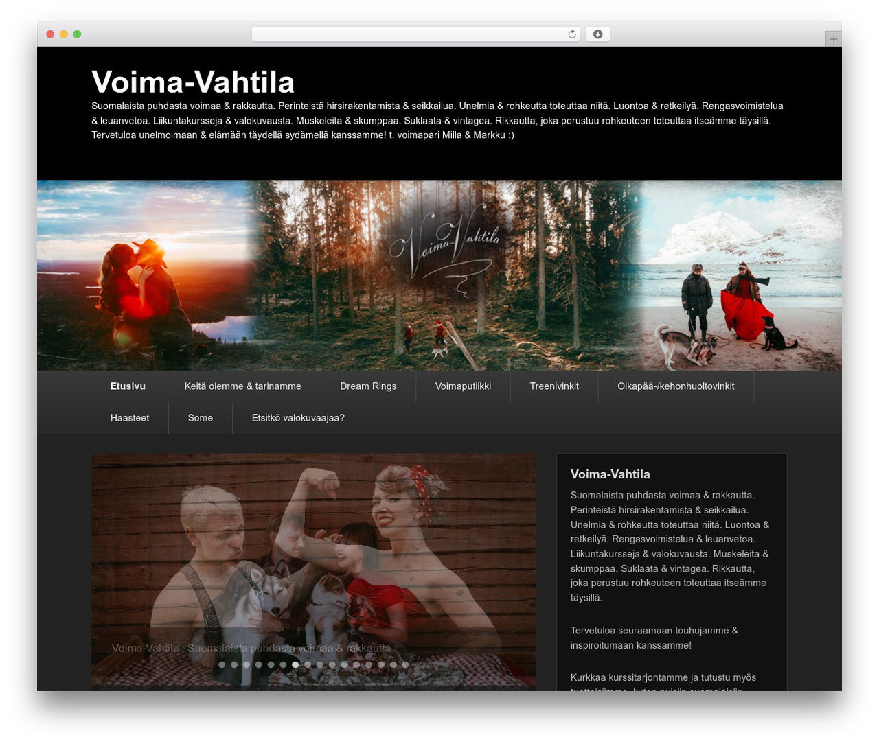 WP theme Catch Evolution - voimavahtila.fi