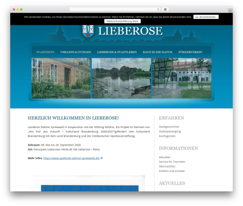 WP theme Tiny Forge - lieberose-niederlausitz.de
