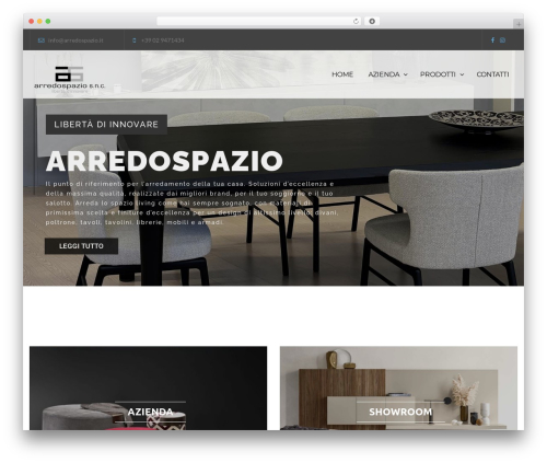 Yolo Sofani WordPress theme - arredospazio.it