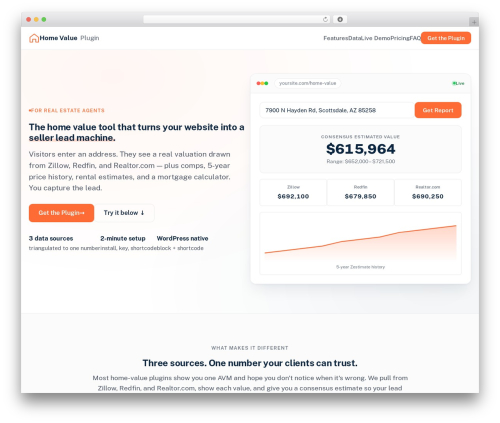 8b avm WordPress plugin - homevalueplugin.com
