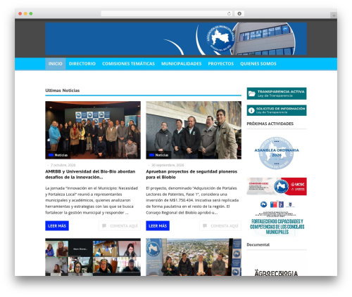 Juno WordPress theme design - amrbb.cl