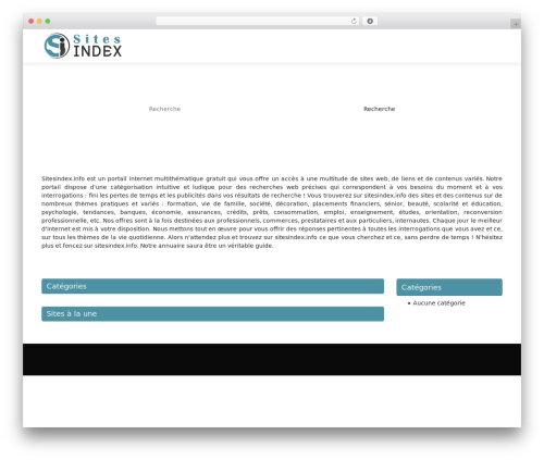 Theme WordPress generic-site - sitesindex.info