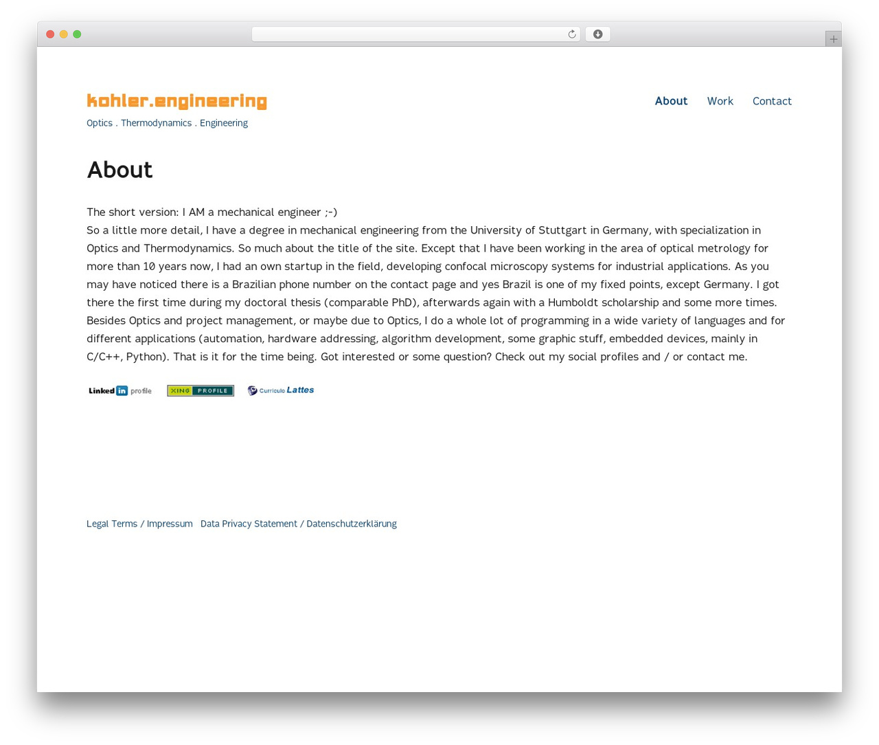 Theme WordPress TSKEngineering - kohler.engineering