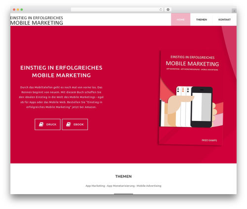 WordPress theme AppTheme - mobile-marketing-buch.de
