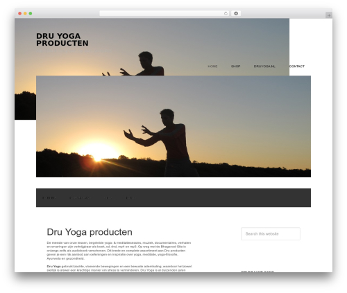 WordPress theme Dru - druyogaproducten.nl