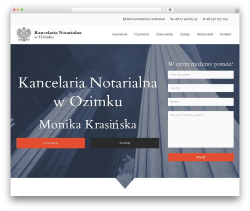 WordPress theme You - notariusz-ozimek.pl