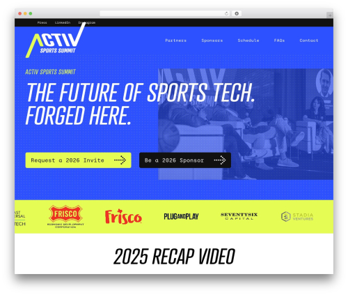Activ WordPress theme - activsummit.com