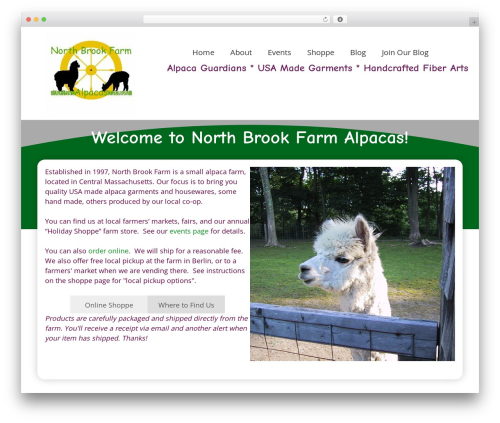 Beaver Builder Theme WordPress theme - northbrookalpacas.com