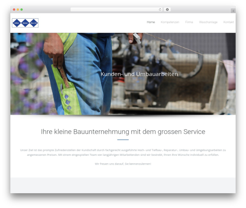Dzen theme WordPress - zellerbau.ch