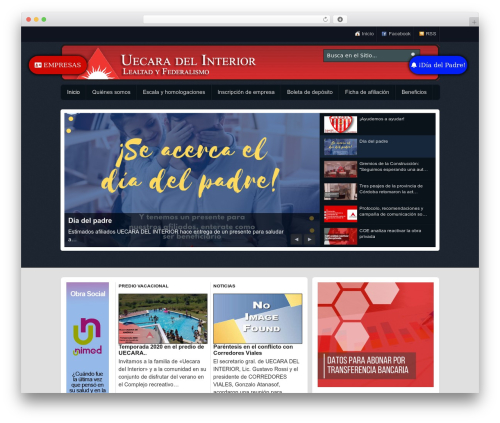snapwire WordPress theme - uecaradelinterior.org.ar