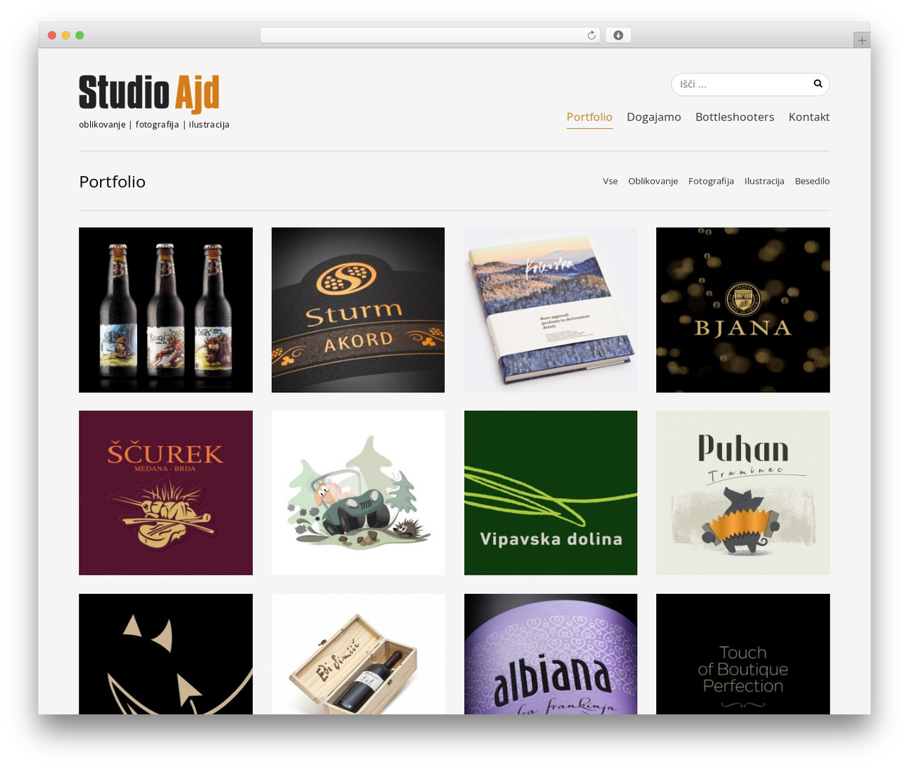 Workality Plus theme WordPress portfolio - studio-ajd.si