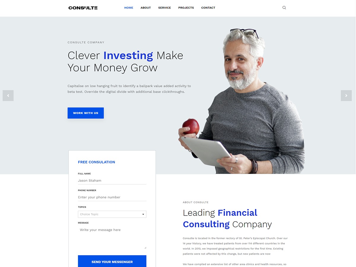 Consulte theme WordPress by ThemesHub