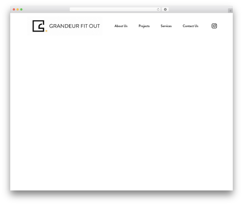 Loft WordPress theme - grandeurfitout.com