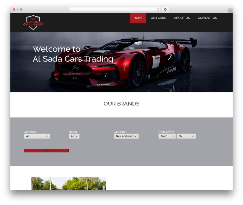 Templatefour best WordPress theme - alsadacarsshj.com