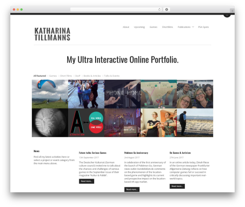 Aware WordPress theme - katharinatillmanns.de