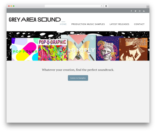 Modula WordPress plugin - greyareasound.com