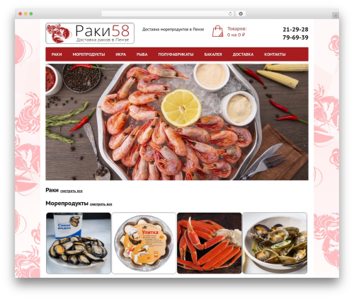 Компания WordPress theme - raki58.ru
