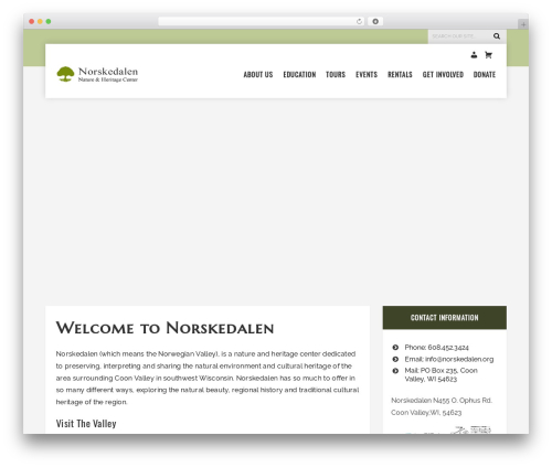Theme WordPress Atticus - Wordpress Theme - norskedalen.org
