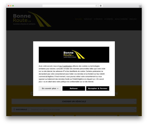 WordPress theme Wheelsberry - bonneroute.ca