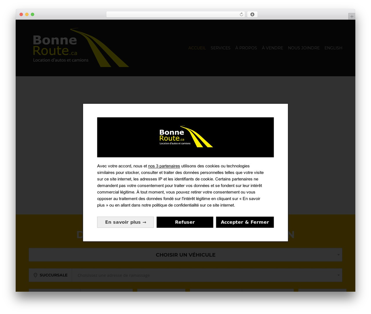 WordPress theme Wheelsberry - bonneroute.ca