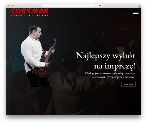 WordPress website theme Hypernova - cortman.pl