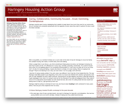 Best WordPress theme Ruby Stretch - haringeyhousingaction.org.uk