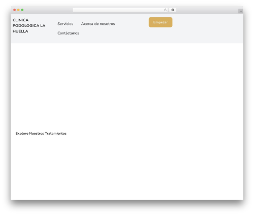 Tenweb builder WordPress plugin - clinicalahuella.com