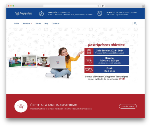 Enfant WordPress theme - amsterdamsc.com