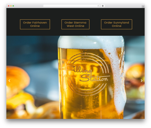 Funky restaurants WordPress plugin - fillingstationnw.com