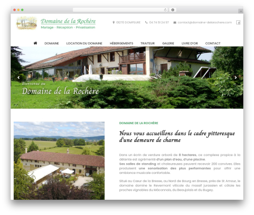 idcomcrea WordPress theme - domaine-delarochere.com