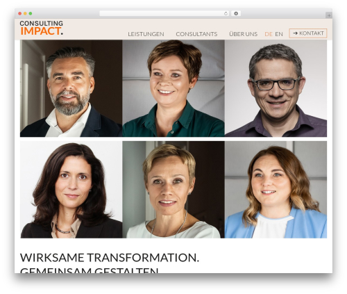 Theme WordPress Impact - consulting-impact.com