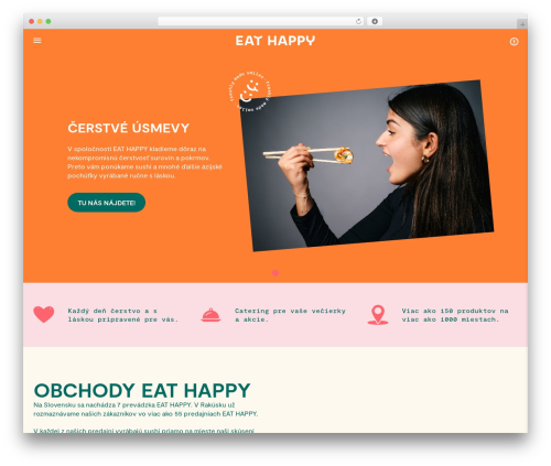 Veribo Framework WordPress theme - eathappy.sk