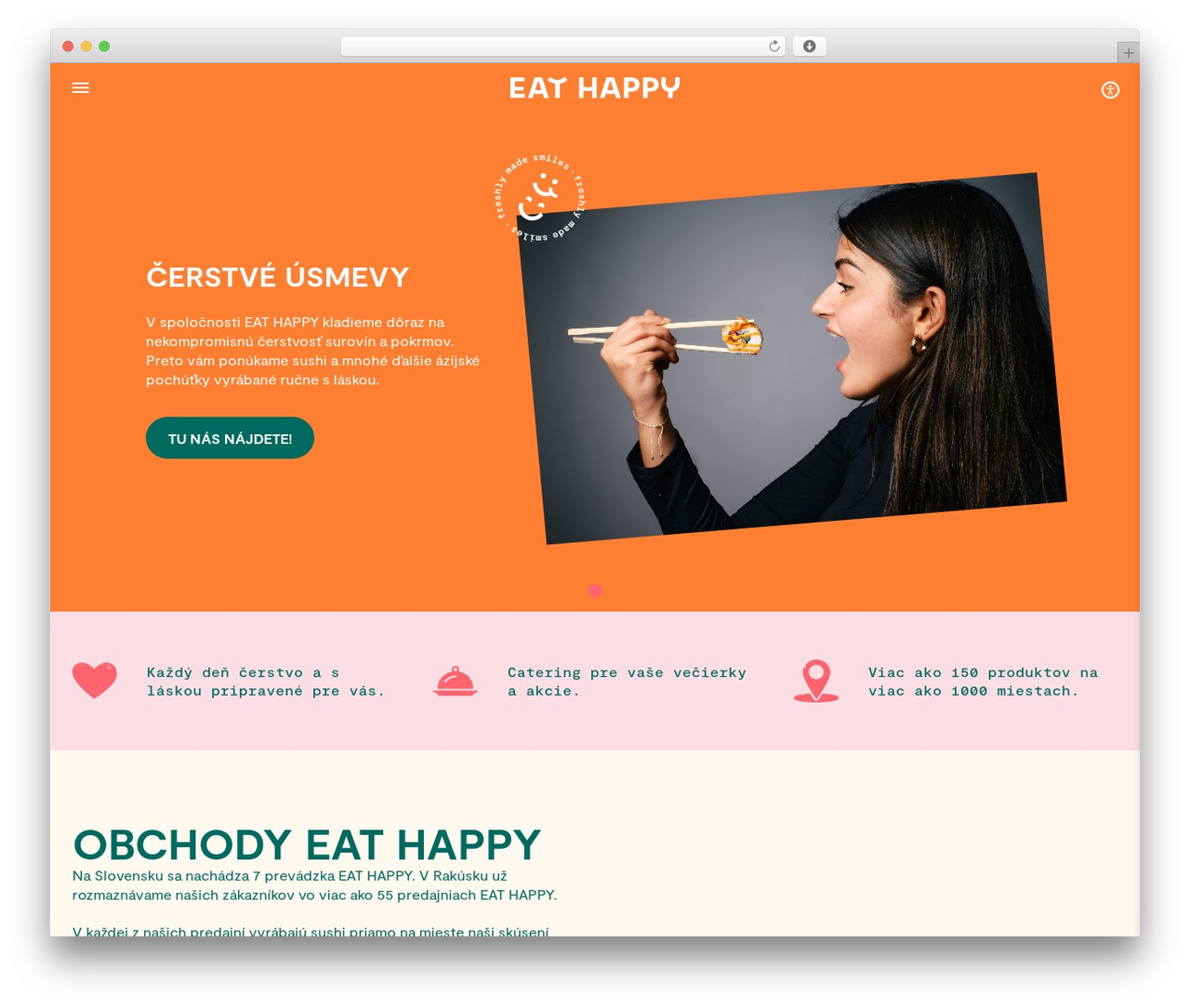 Veribo Framework WordPress theme - eathappy.sk