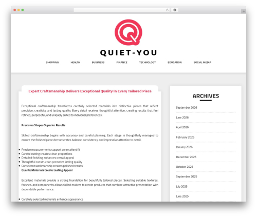 Web Wave theme WordPress free - quiet-you.net Web Wave theme WordPress free - quiet-you.net