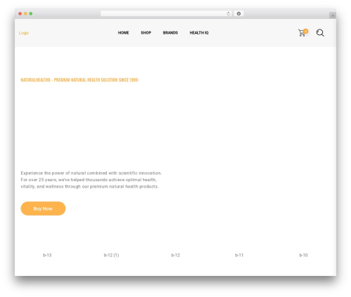 WordPress theme Suxnix - naturalhealthx.com