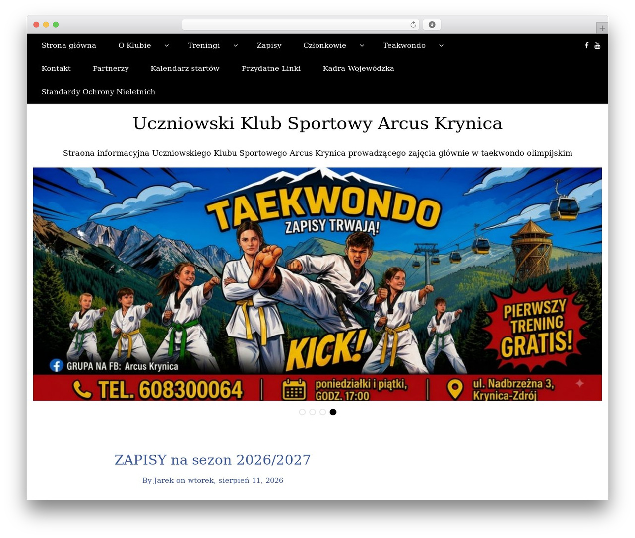 WordPress theme Writee - tkd.krynica.pl