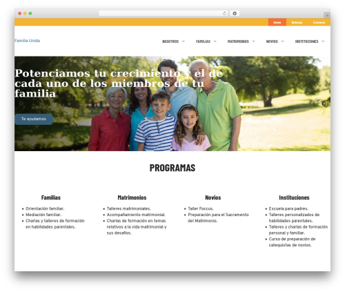 Dri custom red rc WordPress plugin - familiaunida.cl