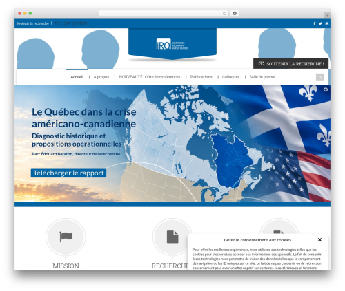Politicize WordPress Theme WordPress theme - irq.quebec