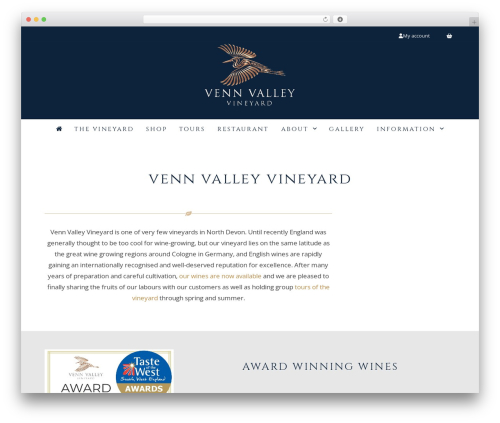 Webeasy WordPress plugin - vennvalleyvineyard.co.uk