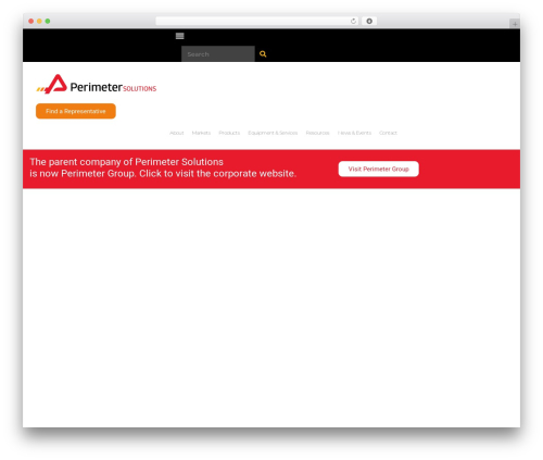 WordPress theme Hello Elementor - www.perimeter-solutions.com