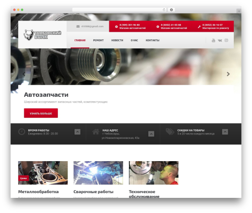 WordPress theme Auto PT - tambov-wolf.ru