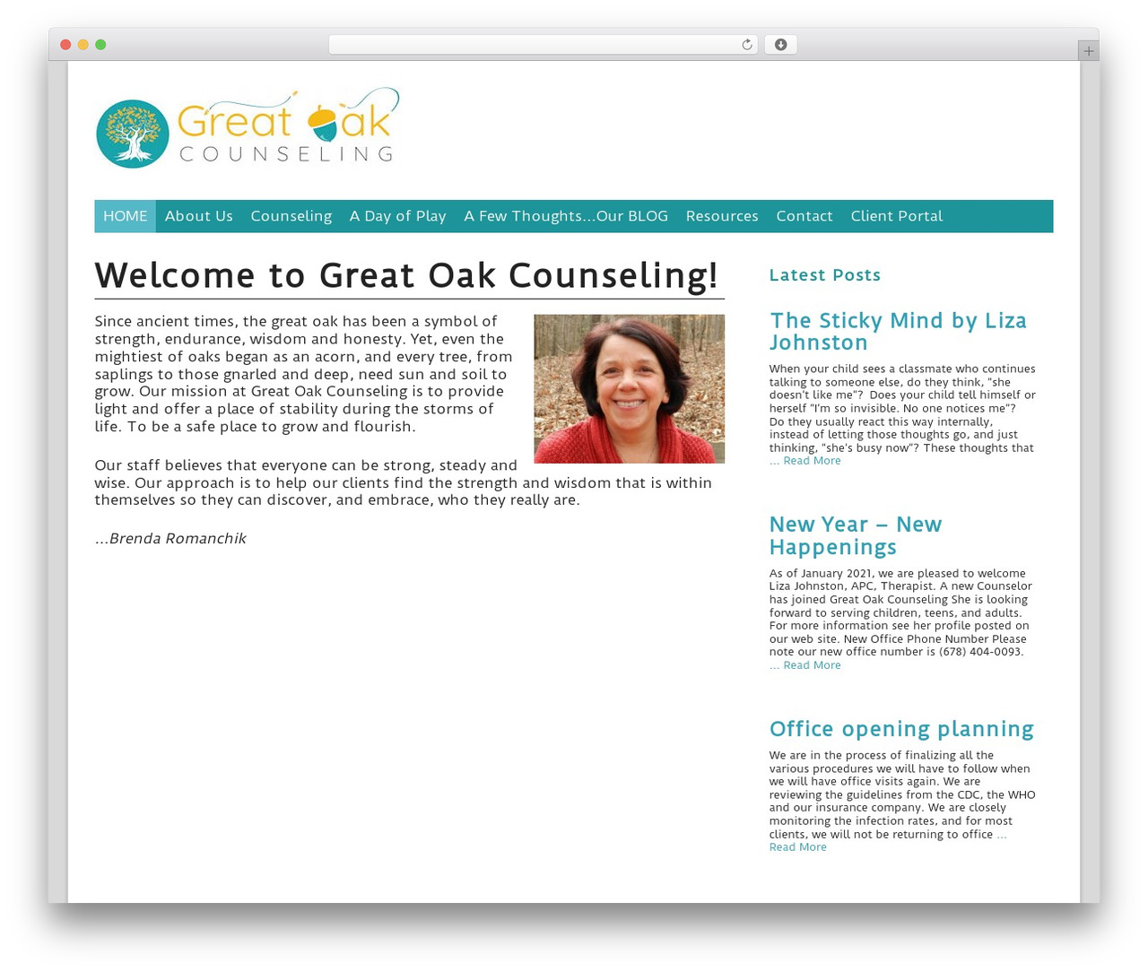 WordPress theme Forward - greatoakcounseling.org