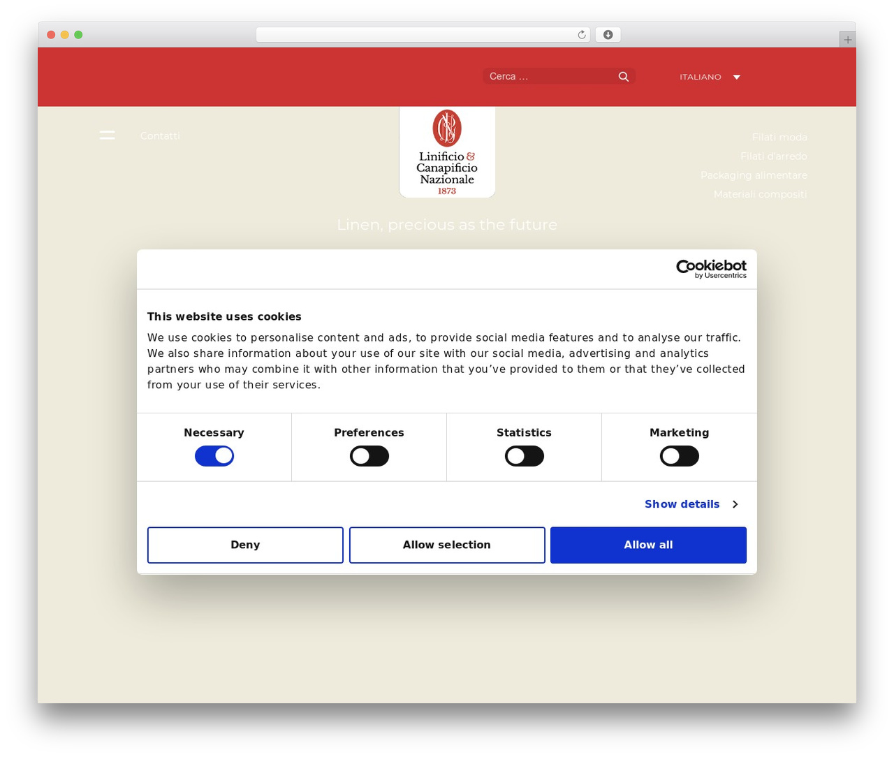 WordPress theme Hello Elementor - linificio.it
