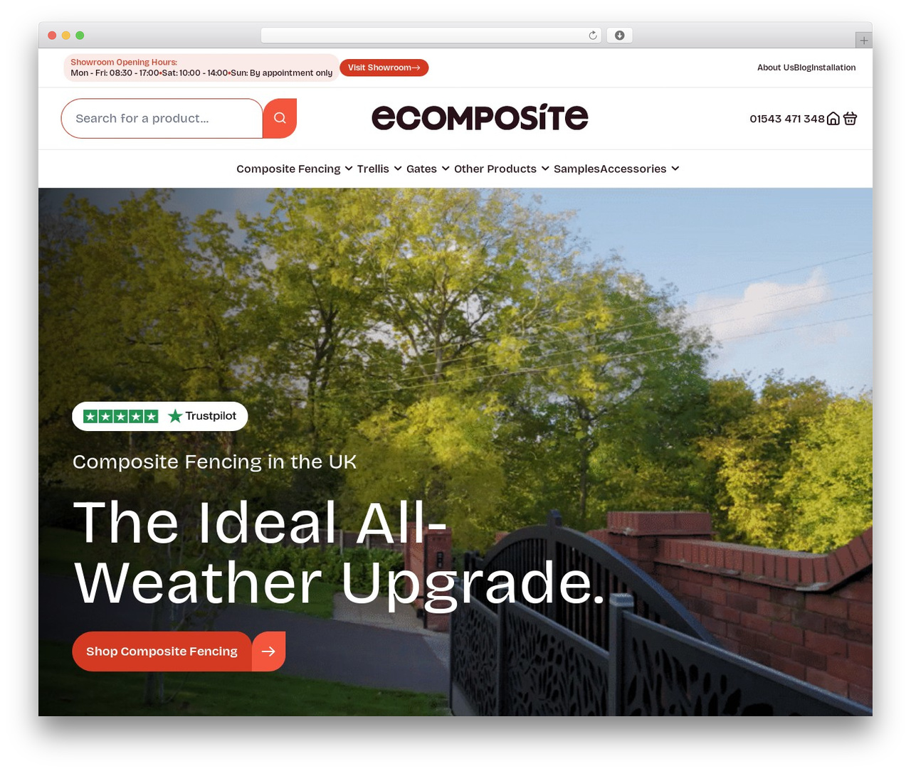 Assemble WordPress website theme - ecompositeproducts.co.uk